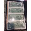 Image 2 : OFFICIAL USA GOVERNMENT UNCUT $2 BANKNOTE SHEET OF 4 NOTES