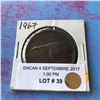 Image 1 : Canada silver dollar 1967