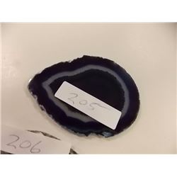 AGATE SLICE - BLUE