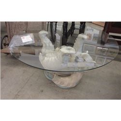 POLAR BEAR WITH CUB FIGURE