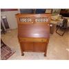 Image 2 : DROP FRONT SECRETARY CHEST - SOLID MAHOGANY - 50" TALL