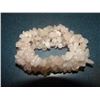 Image 1 : BRACELET - NATURAL ROSE QUARTZ - RETAIL ESTIMATE $265