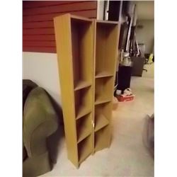 TALL NARROW BOOK CASE - 2 TTL