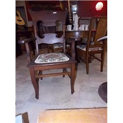 VINTAGE CAPTAINS DINING CHAIR