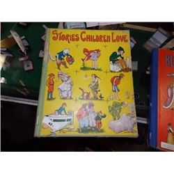 VINTAGE CHILDREN STORY BOOK - 1933 - YELLOW