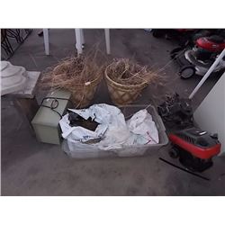 HEATER, 2 PLANT POTS & MORE