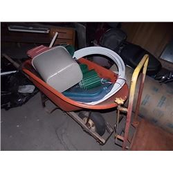WHEEL BARROW - & CONTENTS - as-is