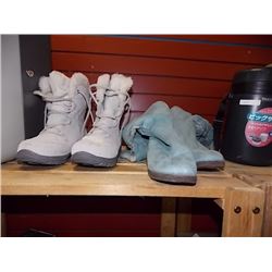 SUEDE WINTER BOOTS - 2 TTL
