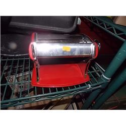 PASTA MAKER - RED & CHROME