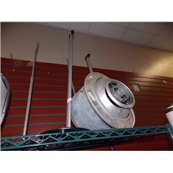 CEILING LIGHT & SPEAKER STANDS - 5 PC TTL - PS