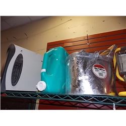 ELECTRIC HEATER, MOP PAIL & WATER JUG = 3PC TTL