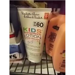 LOT OF KID'S SUNSCREEN - 60SPF - 4 TTL - WHITE TUBE