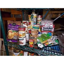 LARGE LOT OF ASSORTED FOOD ITEMS
