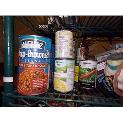 ASSORTED LARGE CANS OF FOOD - 16 TTL