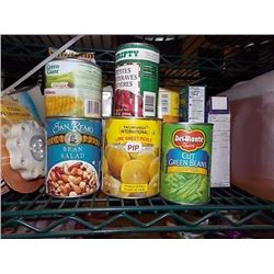 LARGE LOT OF ASSORTED FOOD ITEMS