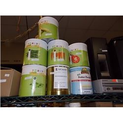 FREEZE DRIED POWDERED FOOD - 7 CANS TTL