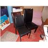 Image 1 : SIDE CHAIRS - LEATHER - 3 TTL