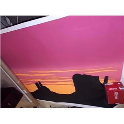 LARGE LANDSCAPE SILLOETE - ~5' X 12'