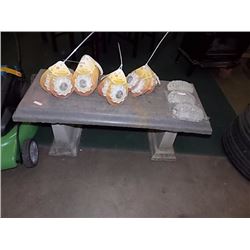 CONCRETE - 3 PC  BENCH