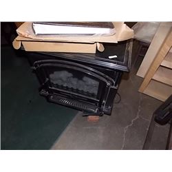 ELECTRIC FIRE PLACE  - as-is WORKING - NEEDS FOOT REPAIR