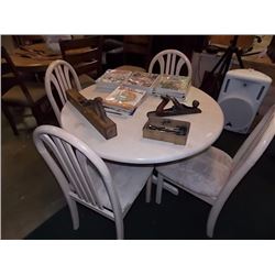 ROUND DINING TABLE & 4 CHAIRS