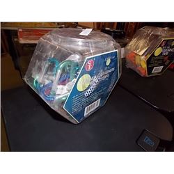 BIN OF NEW ALUMINUM CARABEENERS