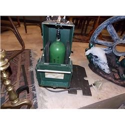 VINTAGE OXYGEN BOTTLE CASE