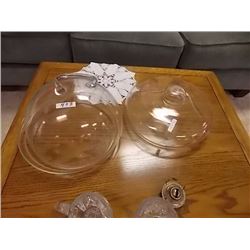 VERY FINE GLASS CAKE & PIE DISH