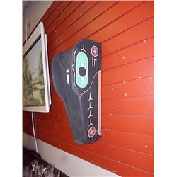 FIRST NATIONS CARVED HEAD DRESS - SIGNED - LAURENCE ANDREWS