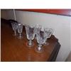 Image 1 : PIN WHEEL CRYSTAL GLASSES - 8 TTL
