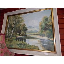 OIL PICTURE - LAKE