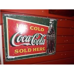 METAL COKE SIGN