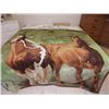 Image 1 : MINK BLANKET - HORSE IMAGE - as-is