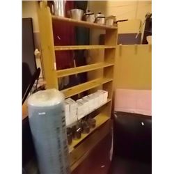 PINE BOOK / DISPLAY SHELF - 6'