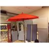 Image 1 : NEW PATIO UMBRELLA - GROWERS CIDER - RED THIS ONE HAS TILTING ABILITY