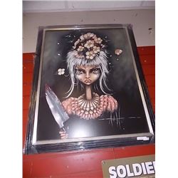 FRAMED PRINT - SINGLE AGAIN - ANGELINA WRONA - GALLERY ESTIMATE $550