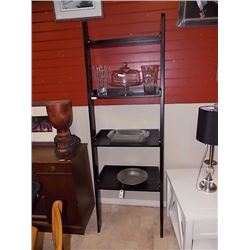 LEANING WALL SHELF - ESPRESSO   - 6'
