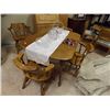 Image 1 : COLONIAL STYLE MAPLE TABLE WITH 4 CHAIRS