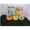 Image 1 : Variety of vintage Tobacco tins (5) 4 with lids