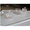 Image 1 : 6 Pc Pinwheel Lead Crystal set (Jam jar with lid, dish, 3 bowls)