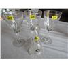 Image 1 : 3 pc lead crystal stemware + pinwheel bell