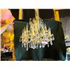 Image 1 : Crystal candle stick hanging  chandelier