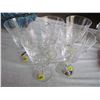 Image 1 : Mont Royal Set of 5 pinwheel lead crystal stemware (goblets)
