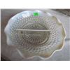 Image 1 : Hobnail Opalescent small Serving dish with divider