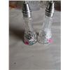 Image 1 : Bohemian pair of lead crystal shakers