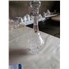 Image 1 : large 15" pinwheel lead crystal decanter with stopper