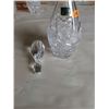 Image 2 : "Glas" large 15" pinwheel lead crystal decanter with stopper