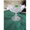 Image 1 : 6"footed pinwheel lead crystal bowl