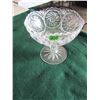 Image 2 : 6"footed pinwheel lead crystal bowl