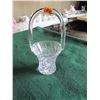 Image 1 : 7" pinwheel lead crystal basket